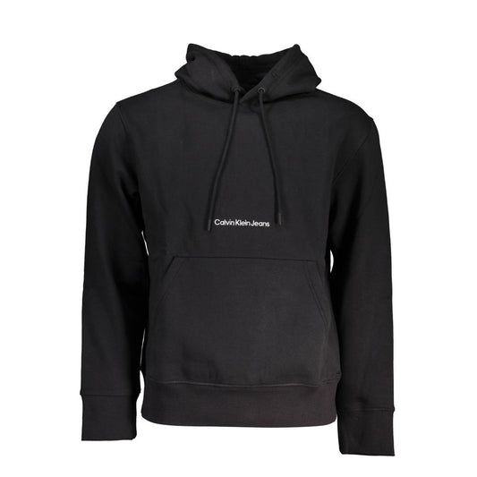 Calvin Klein Schwarzer Baumwollpullover für Männer