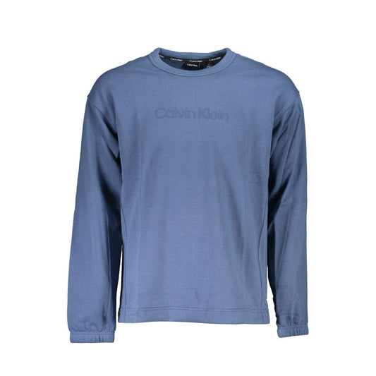 Calvin Klein Blauer Baumwollpullover für Männer