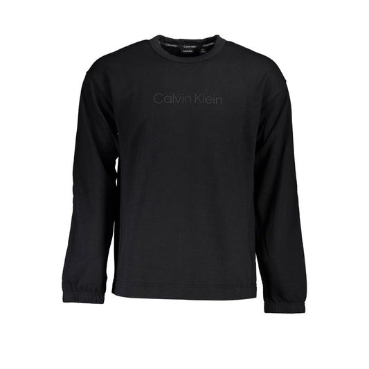 Calvin Klein Schwarzer Baumwollpullover für Männer