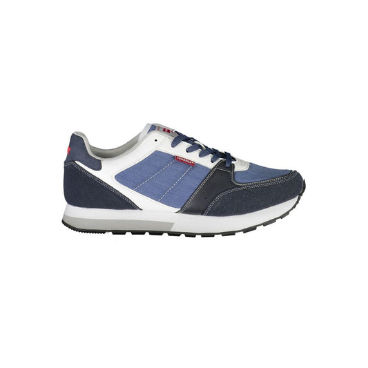 Carrera Blaue Eco Leder Herren Sneaker