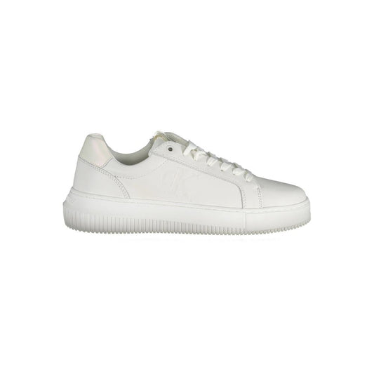 Calvin Klein Weißes Leder Damen Sneaker