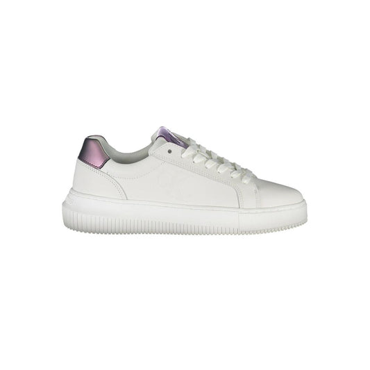 Calvin Klein Weißes Leder Damen Sneaker