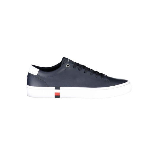 Tommy Hilfiger Blaue Leder Herren Sneaker