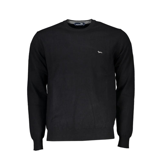 Harmont & Blaine Eleganter Pullover mit gesticktem Rundhalsausschnitt