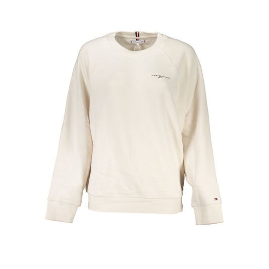 Tommy Hilfiger Beigefarbener Baumwollpullover