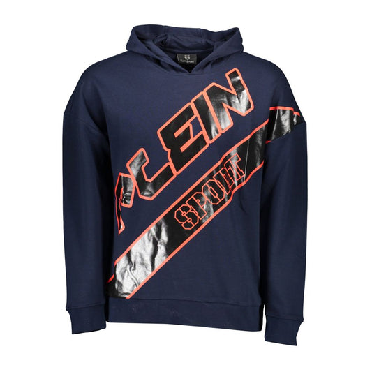 Plein Sport Blauer Baumwollpullover für Männer