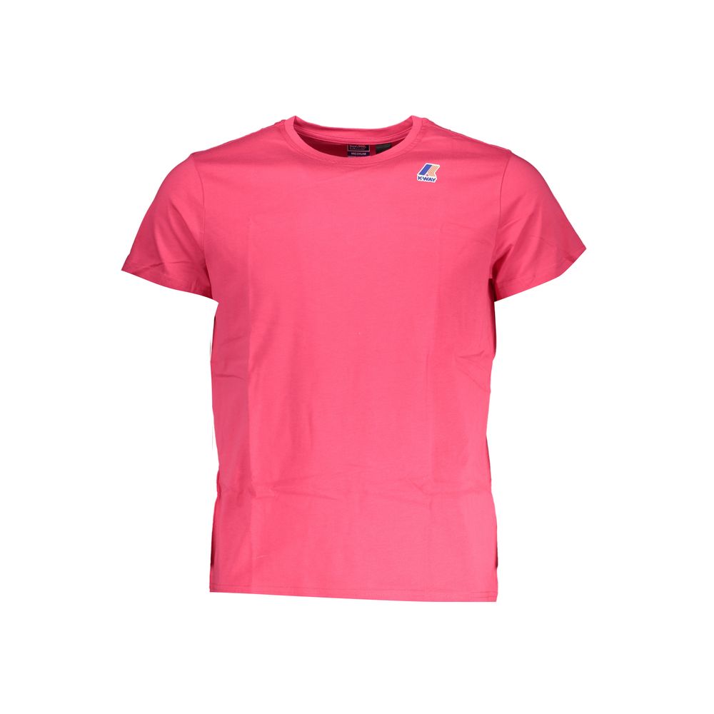 K-WAY Rosa T-Shirt aus Baumwolle