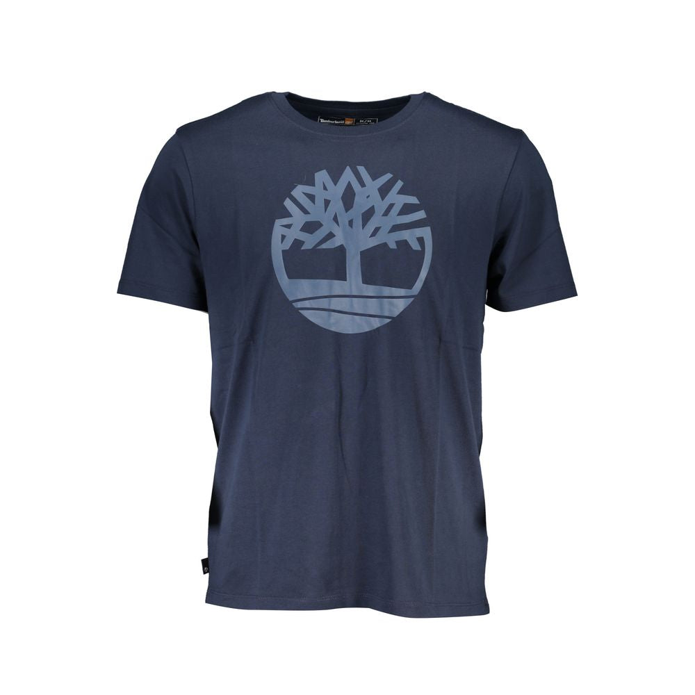 Timberland T-Shirt aus blauer Baumwolle