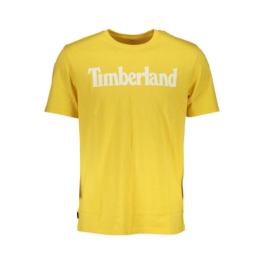 Timberland T-Shirt aus gelber Baumwolle