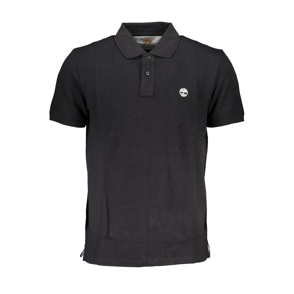 Timberland Schwarzes Baumwoll-Poloshirt