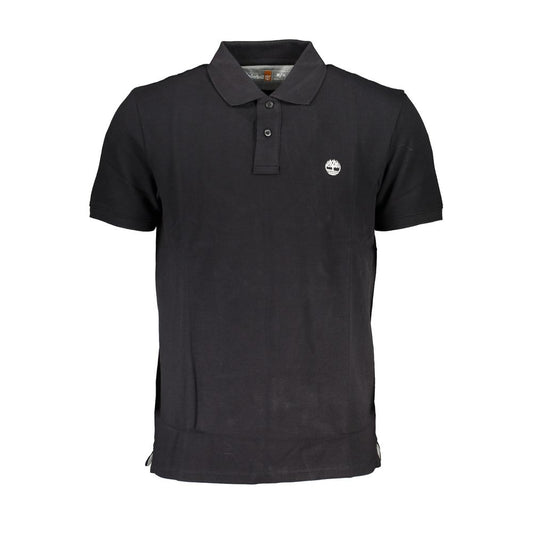 Timberland Schwarzes Baumwoll-Poloshirt