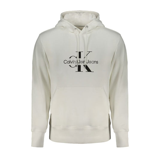 Calvin Klein Weißer Baumwollpullover