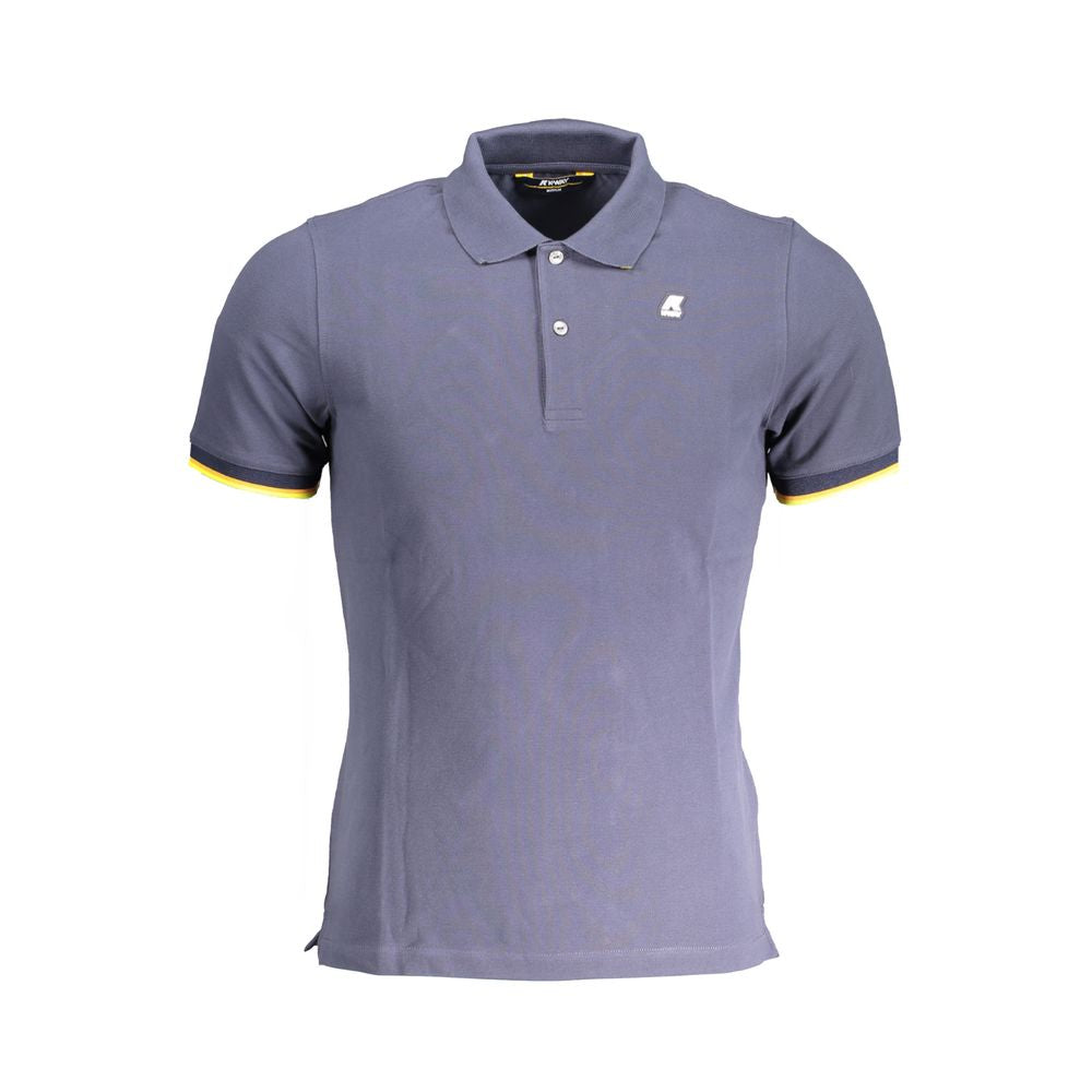 K-WAY Blaues Baumwoll-Poloshirt