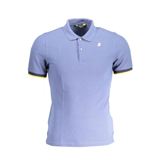 K-WAY Blaues Baumwoll-Poloshirt