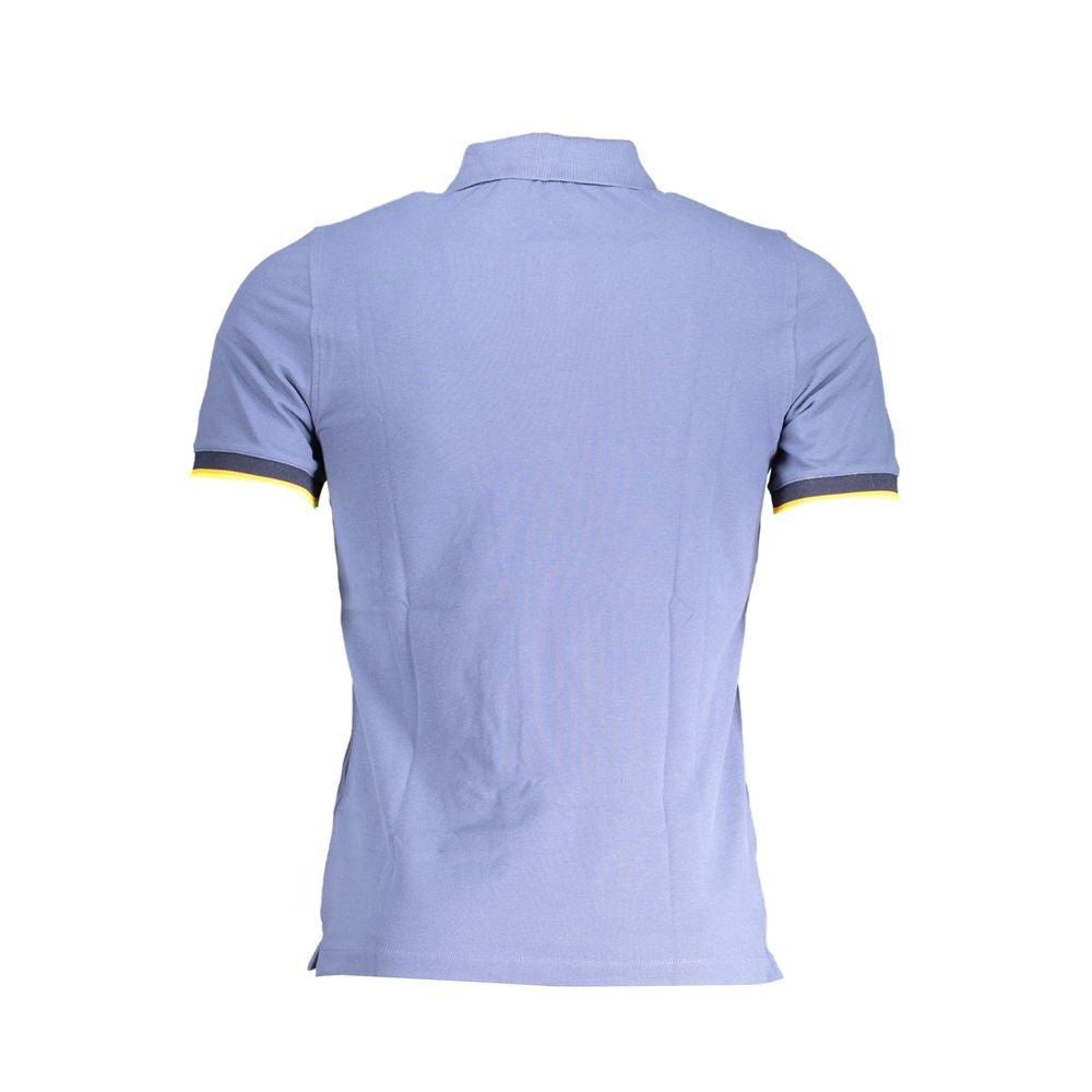 K-WAY Blaues Baumwoll-Poloshirt