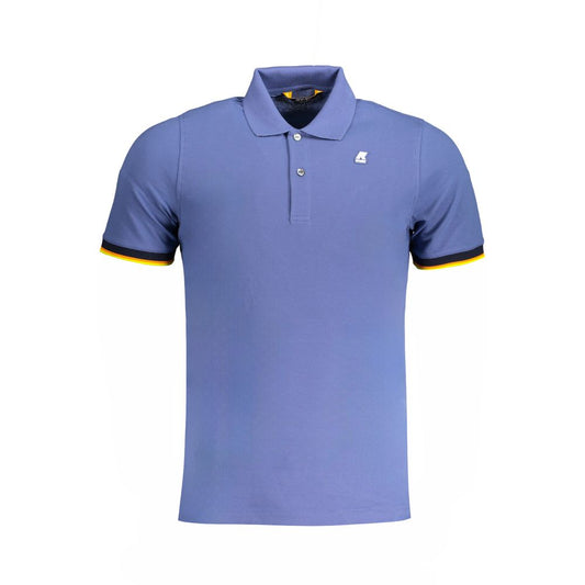 K-WAY Blaues Baumwoll-Poloshirt