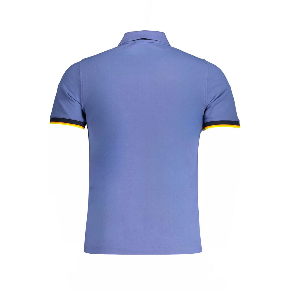 K-WAY Blaues Baumwoll-Poloshirt