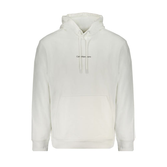 Calvin Klein Weißer Baumwollpullover