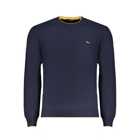 Harmont & Blaine Blauer Kaschmirpullover