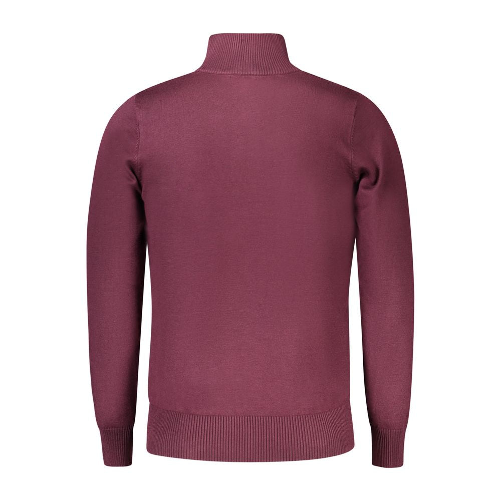 Coveri Moving Roter Viskose Pullover für Männer