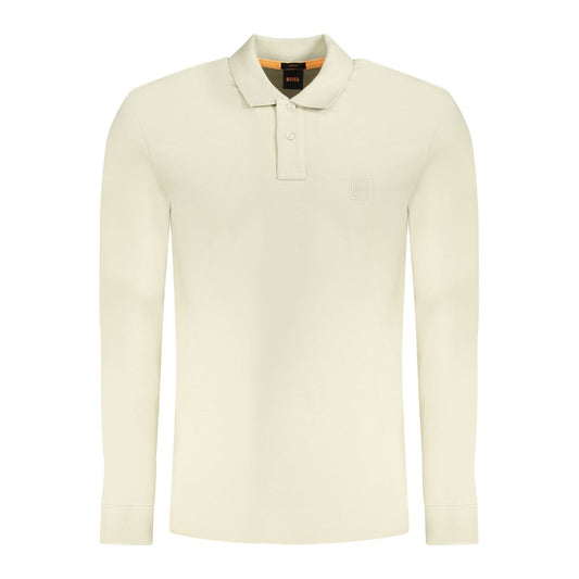 Hugo Boss Beige Baumwolle Männer Polo Shirt