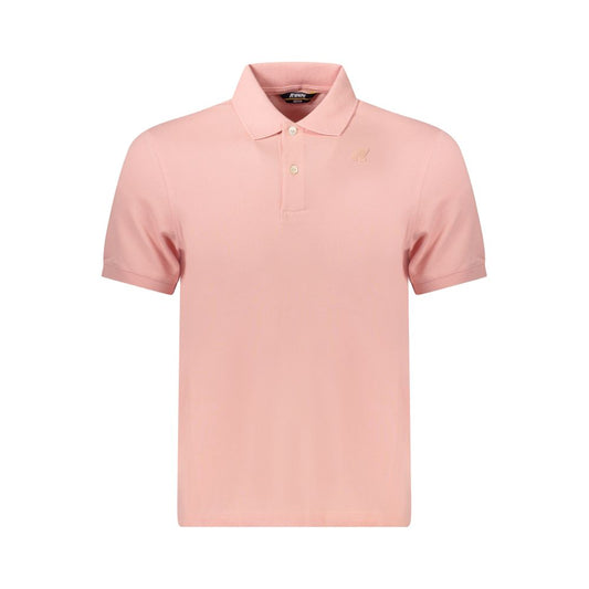 K-WAY Rosa Baumwoll-Poloshirt für Männer