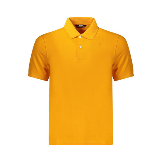 K-WAY Orangefarbenes Baumwoll-Poloshirt für Männer