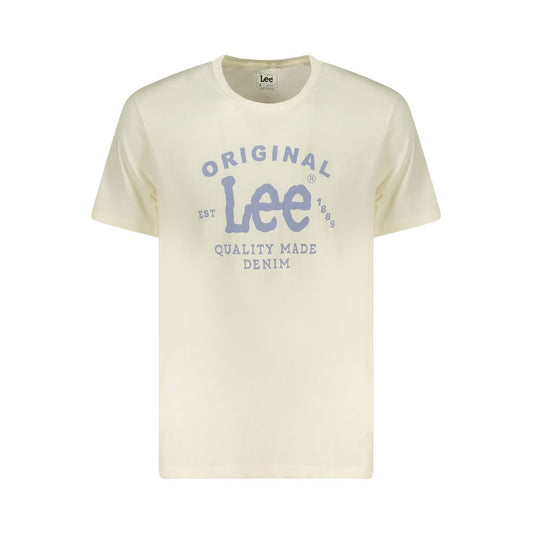 Lee Beige Baumwolle Männer T-Shirt