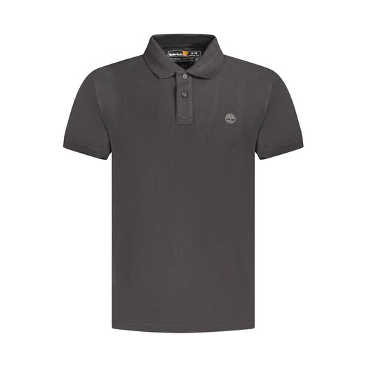 Timberland Schwarzes Baumwoll-Poloshirt für Männer