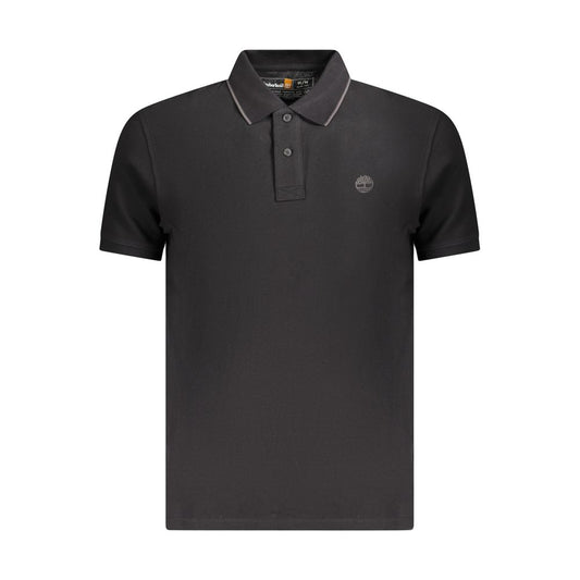 Timberland Schwarzes Baumwoll-Poloshirt