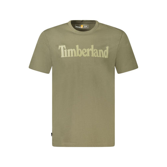 Timberland T-Shirt aus grüner Baumwolle