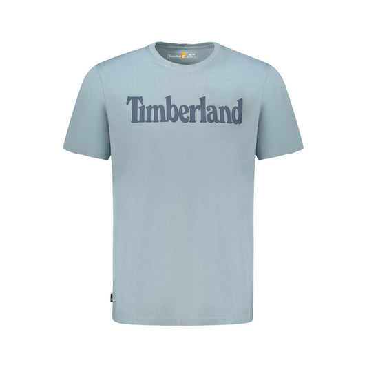 Timberland Hellblaues T-Shirt aus Baumwolle