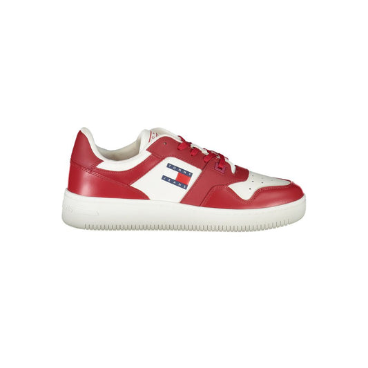 Tommy Hilfiger Rosa Leder Herren Sneaker