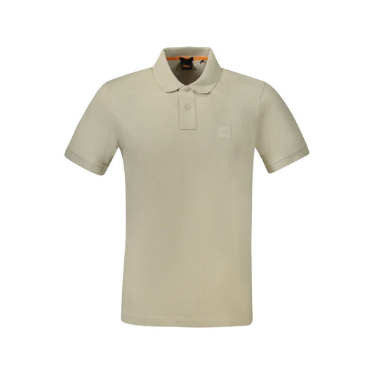 Hugo Boss Beige Baumwolle Männer Polo Shirt