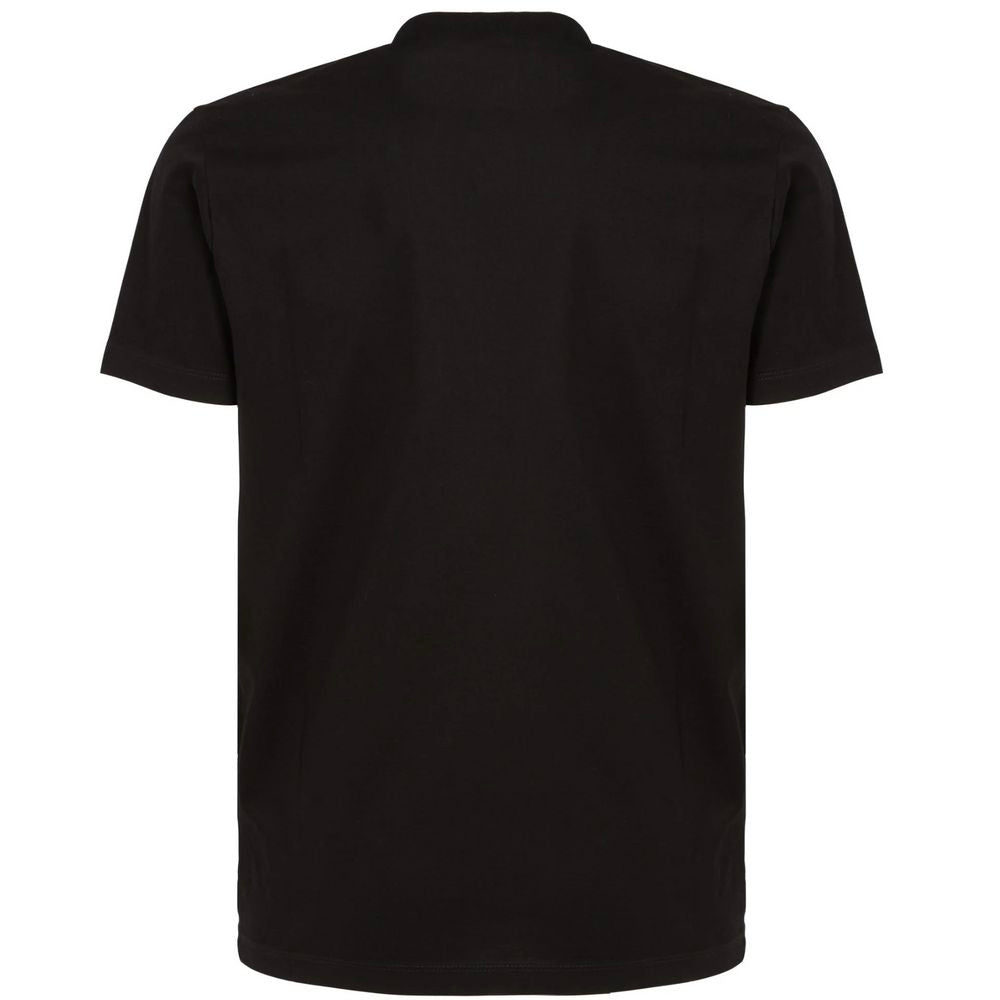 Dsquared² Schwarzes T-Shirt aus Baumwolle