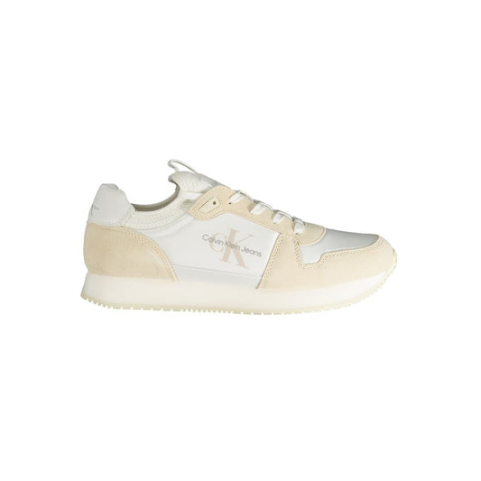 Calvin Klein Sneaker aus weißem Polyester