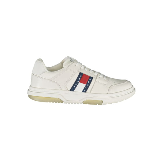 Tommy Hilfiger Weißes Polyethylen Herren Sneaker