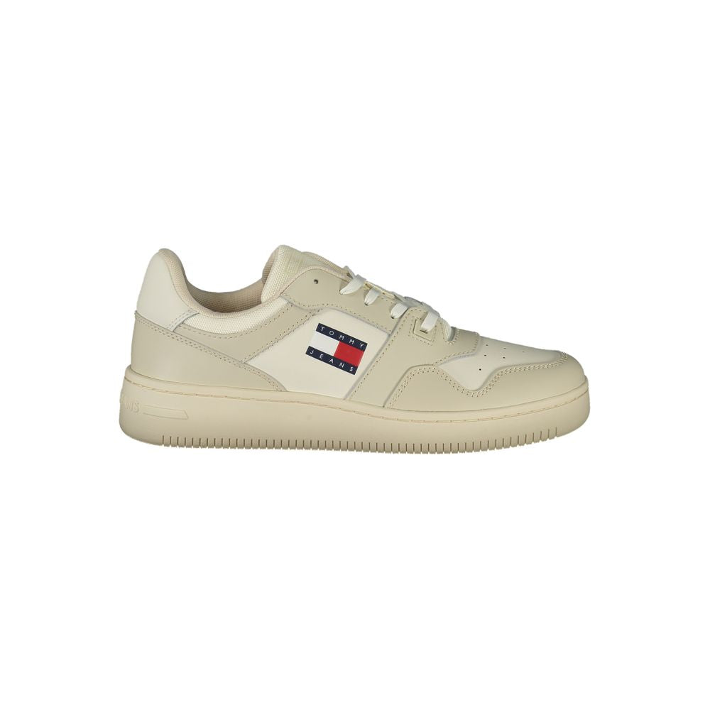 Tommy Hilfiger Beige Leder Herren Sneaker