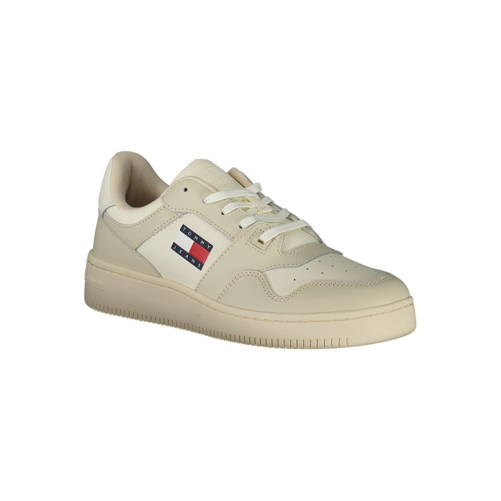 Tommy Hilfiger Beige Leder Herren Sneaker