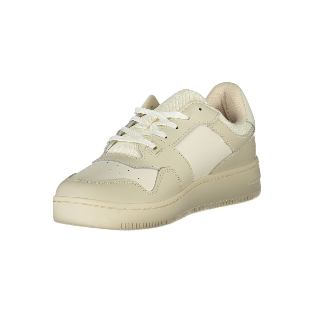 Tommy Hilfiger Beige Leder Herren Sneaker