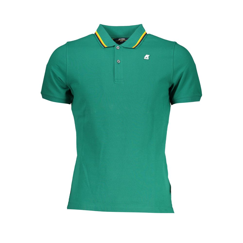 K-WAY Grünes Baumwoll-Poloshirt