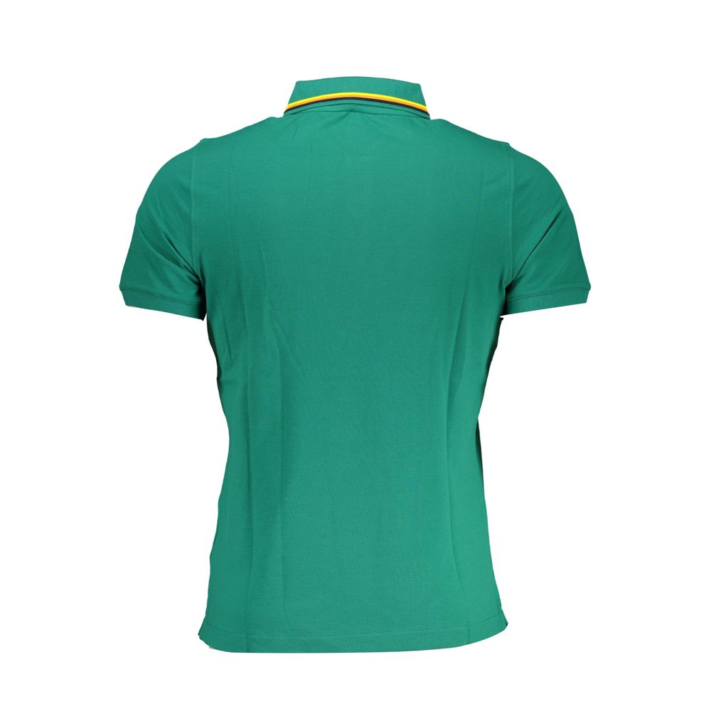 K-WAY Grünes Baumwoll-Poloshirt