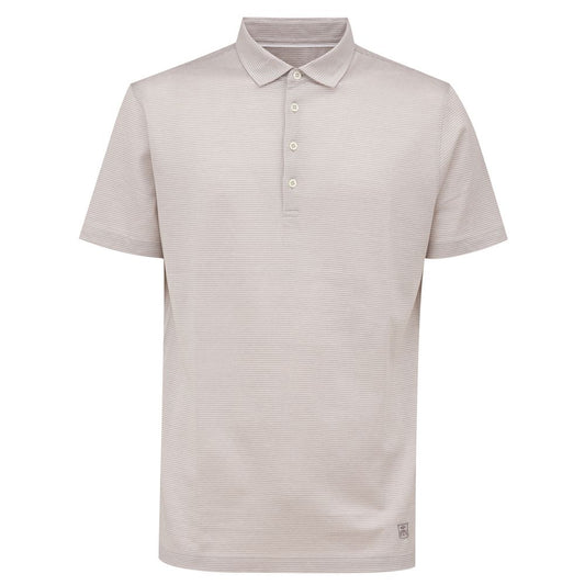 Corneliani Weißes Baumwoll-Poloshirt