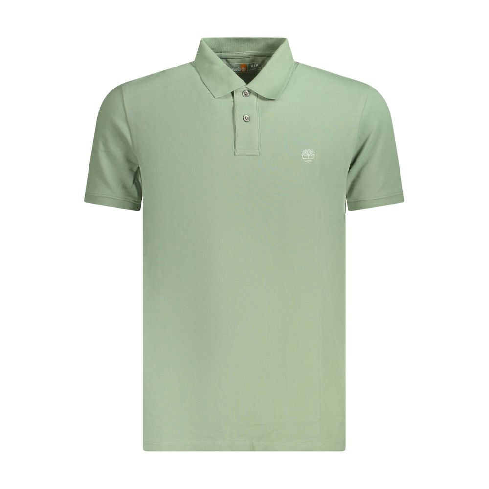 Timberland Grünes Herren-Poloshirt aus Baumwolle