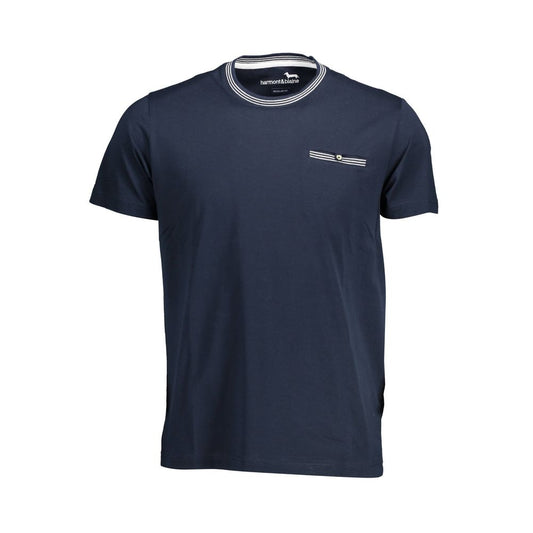 Harmont & Blaine Blau Baumwolle Männer T-Shirt