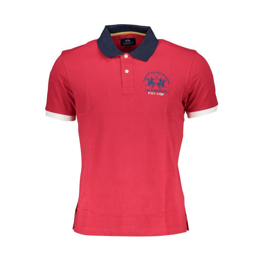 La Martina Rote Baumwolle Männer Polo