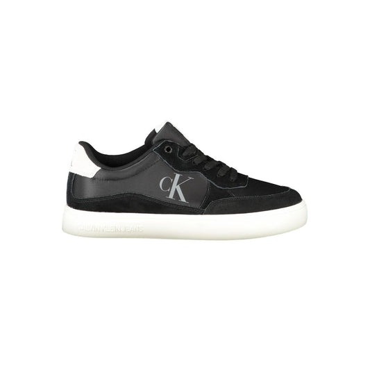 Calvin Klein Schwarzer Polyester Herren Sneaker