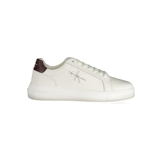 Calvin Klein Sneaker aus weißem Polyester