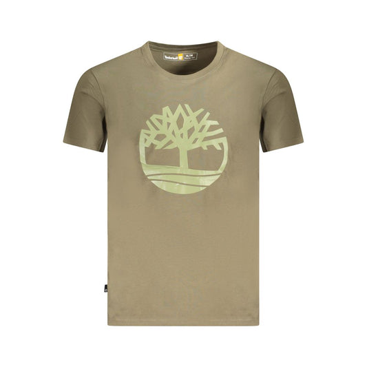 Timberland T-Shirt aus grüner Baumwolle