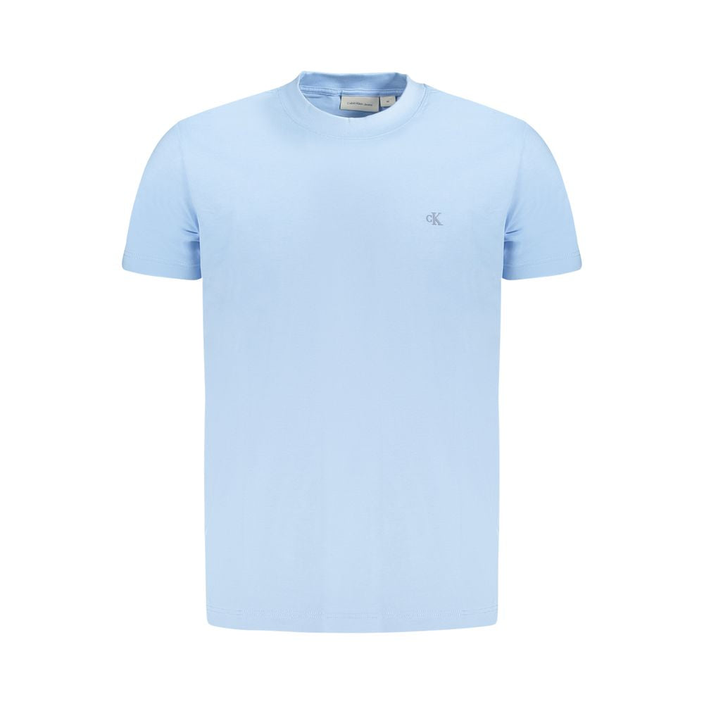 Calvin Klein Hellblaues T-Shirt aus Baumwolle